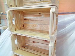 caixa de madeira de verdura