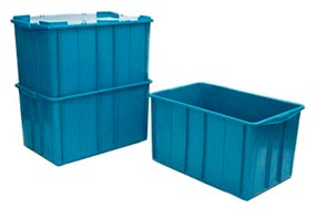 caixas plásticas para lavanderia