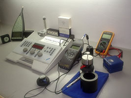 calibração de equipamentos de laboratório químico