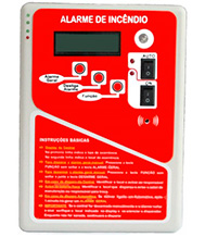 central de alarme de incêndio analógica