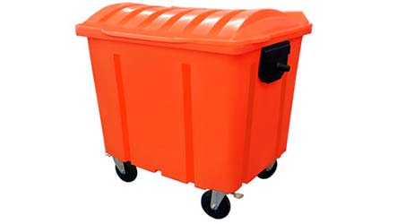 container de lixo com rodas