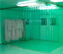 cortinas pvc verde para solda
