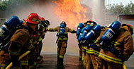 centro de treinamento para incêndio florestal
