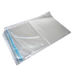 envelope plástico com fita adesiva
