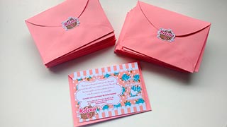 envelopes personalizados de amor