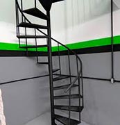 escada multifuncional 4x3 com plataforma