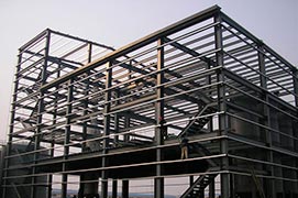 estrutura de ferro para construção