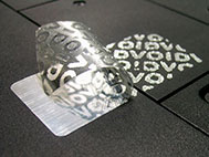 etiqueta transparente adesiva