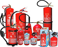 equipamentos para combate a incêndio
