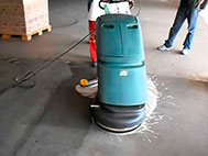 máquina de limpeza de piso industrial