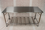 mesa de aço inox para cozinha industrial