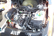 compactador de placa reversível com motor à diesel