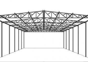 projeto estrutura metálica para telhado