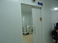 blindagem da sala de radiologia