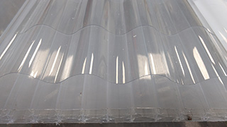telha translúcida de vidro