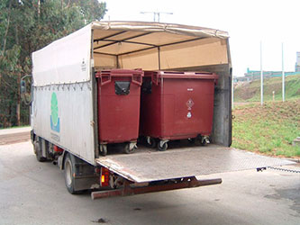 transporte de resíduos da construção civil