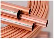 tubos e conexões de cobre