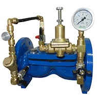 válvula redutora de pressão de água com manômetro