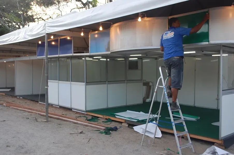 estande de feira