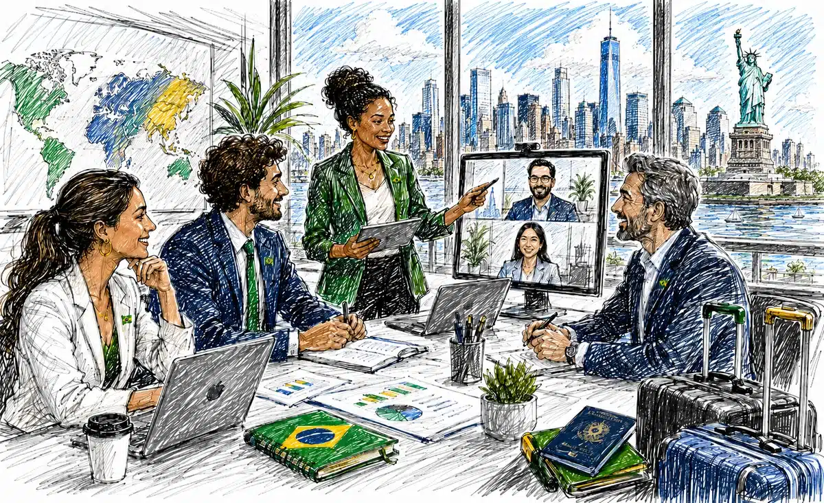 Brasil alcança o 5º lugar no ranking global de contratações internacionais 2 Brasil é destaque na contratação de trabalhadores internacionais