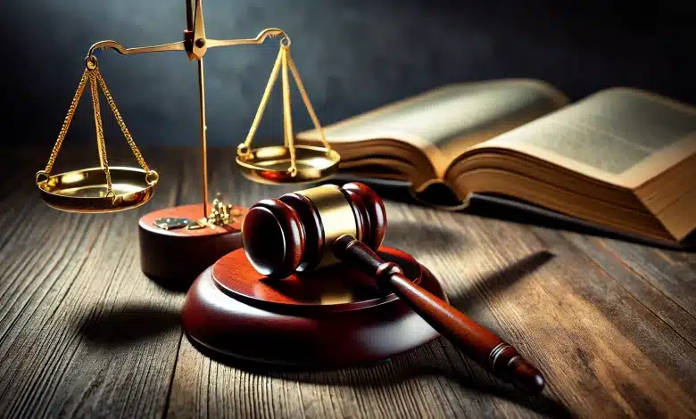Comissões Permanentes da Câmara elegem 14 novos presidentes; veja os nomes 1 DALL·E 2025 03 19 17.15.34 A realistic photograph representing justice. The image features a judges gavel resting on a wooden table alongside a set of balanced golden scales.