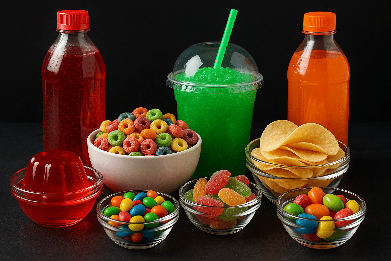 Governo dos EUA proíbe corantes artificiais em alimentos e bebidas
