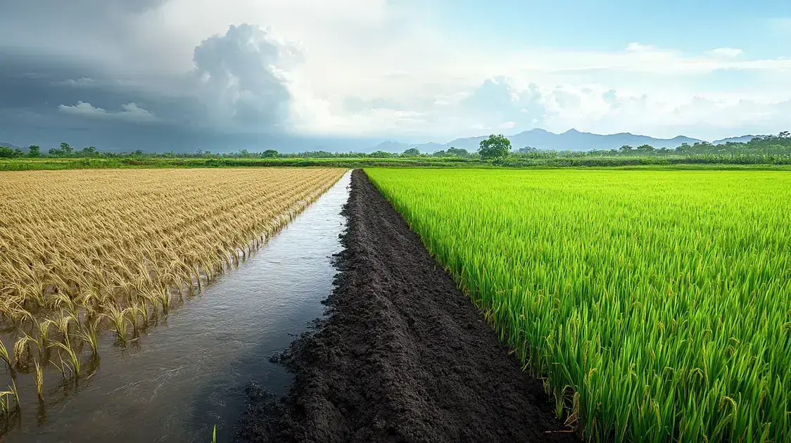 Arroz está se tornando mais tóxico com mudanças climáticas
