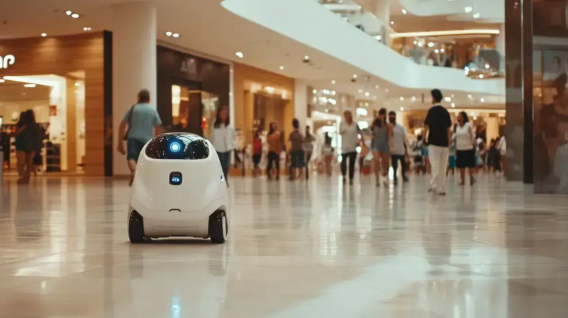 Robôs Entregadores Inovam Logística em Shoppings Brasileiros