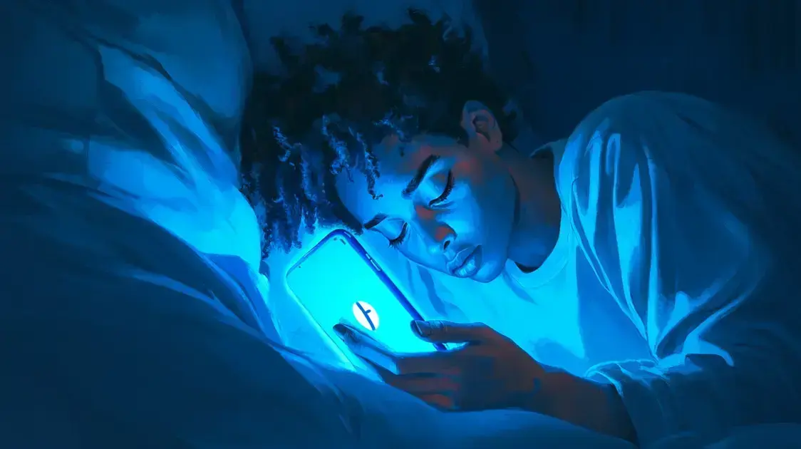 Uso de celular antes de dormir prejudica sono revela estudo