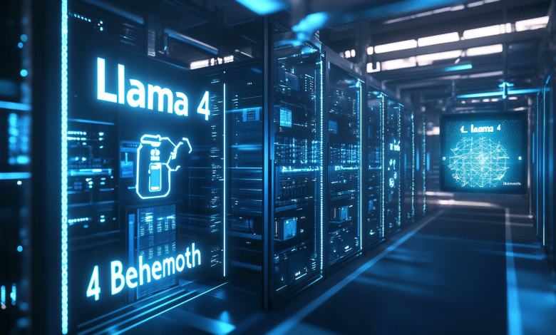 will 100 Futuristic data center with glowing blue servers and 4651b4ea 4309 4f65 9b9e e7fa1c871a8c 1