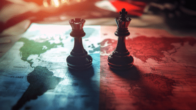 China Inicia Disputa na OMC Sobre Tarifas com EUA 10 will 100 Vintage world map two chess pieces facing each other 92c414df 9888 47ff 9a6b d7a4f6cd2c92 1