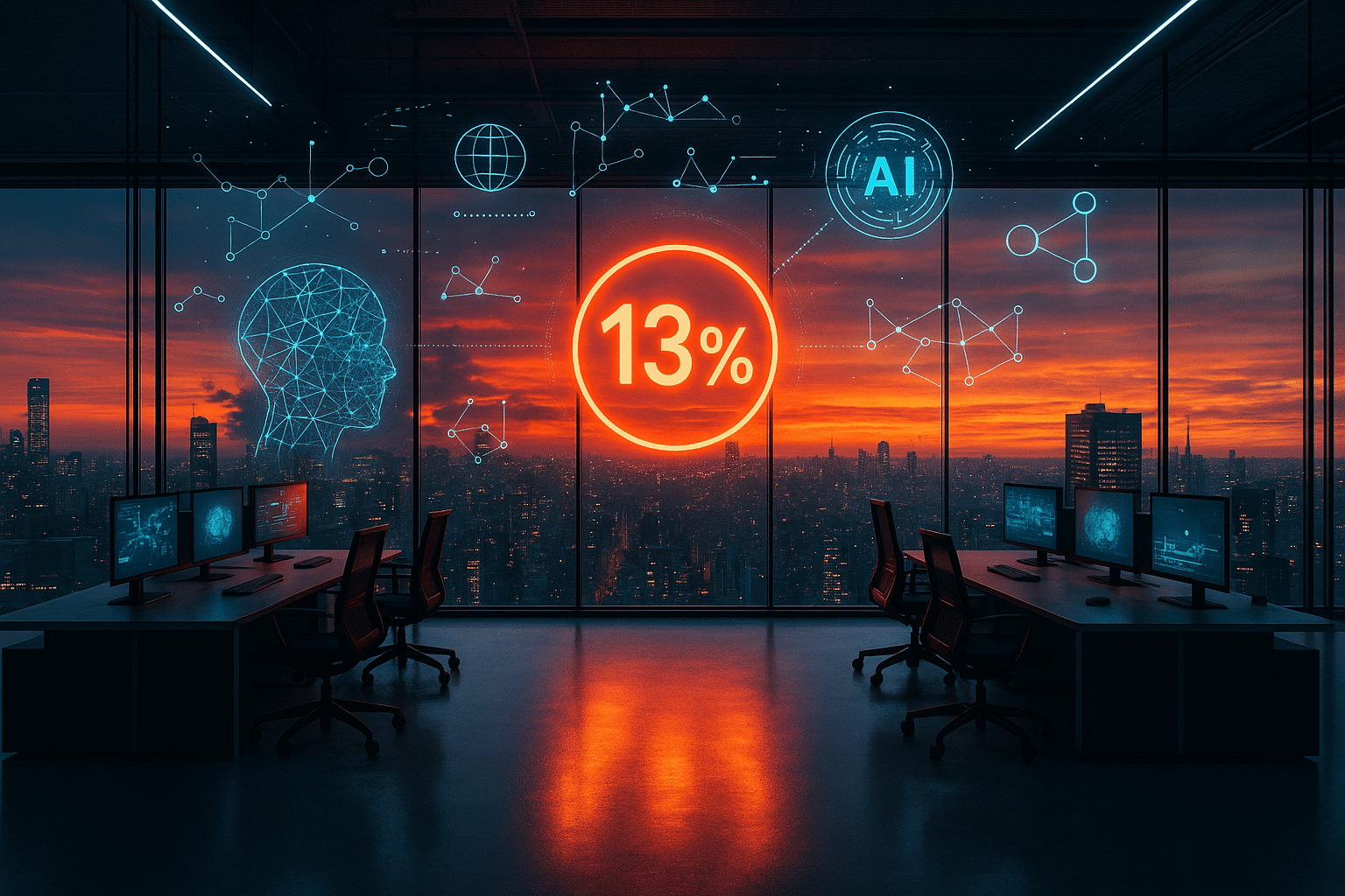 Só 13% das grandes empresas brasileiras usam IA