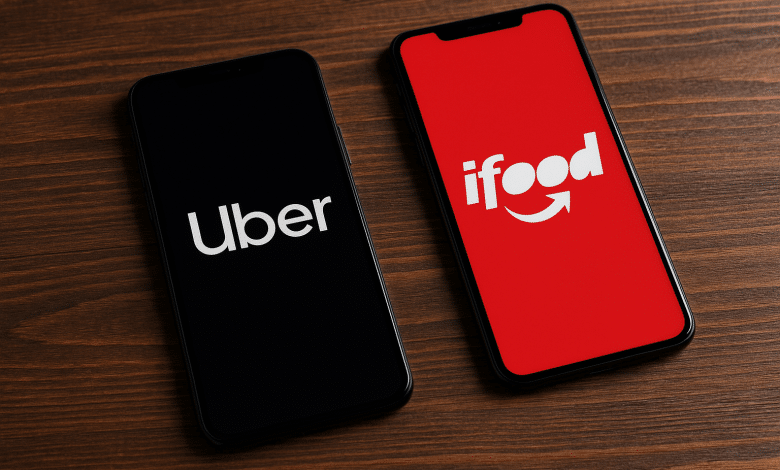 Parceria Uber e iFood Integra Corridas e Pedidos no Brasil