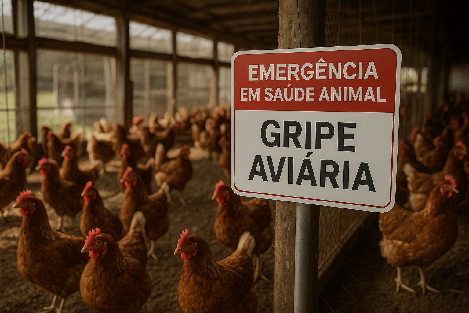 Gripe Aviária: RS Declara Emergência em Saúde Animal