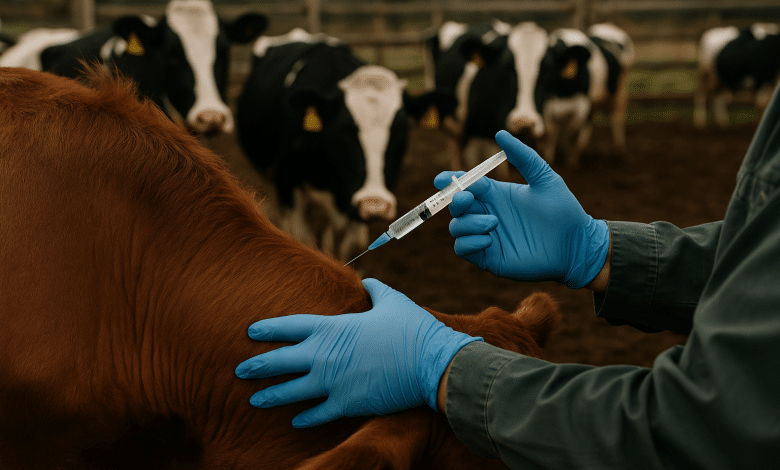 Vacina de Gripe Aviária para Gado Avança em Testes Iniciais