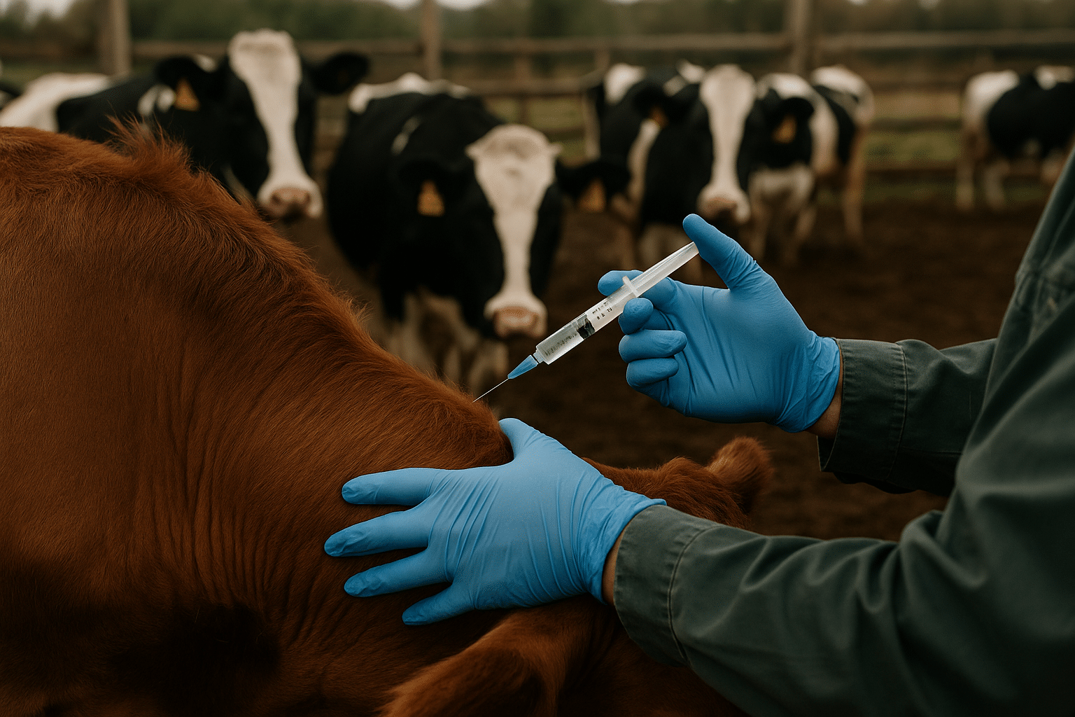 Vacina de Gripe Aviária para Gado Avança em Testes Iniciais