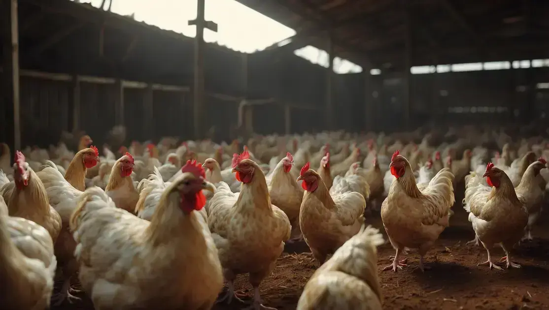Gripe Aviária Detetada em Granja Comercial no Brasil