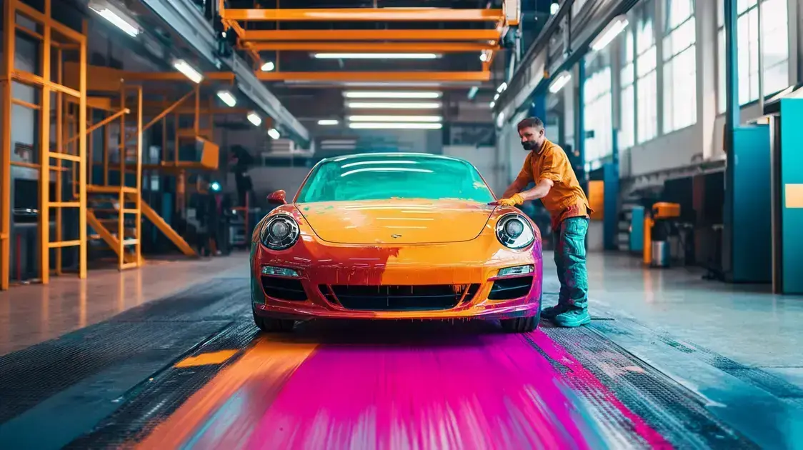 Mistura de Tintas Automática Revoluciona Oficinas de Carros