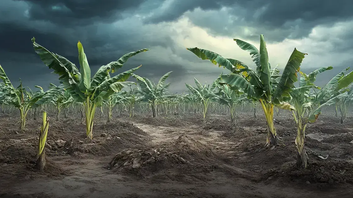 Mudanças climáticas ameaçam cultivo de bananas no mundo