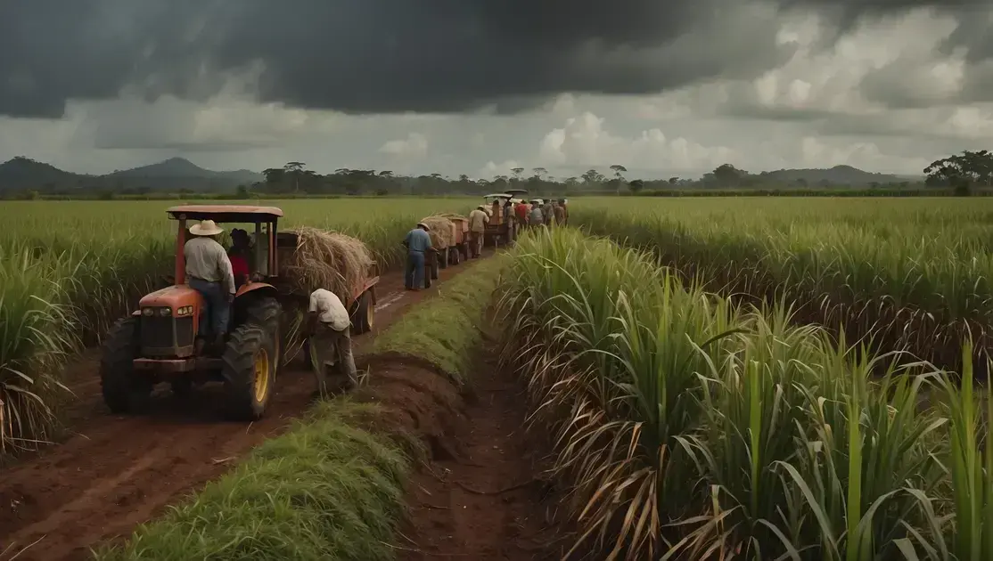 Produção de Açúcar no Centro-Sul do Brasil Cai em Maio
