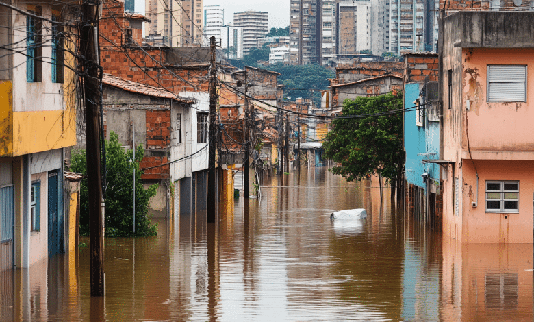 Brasil enfrenta alto risco de desastres naturais em 2,6 mil cidades