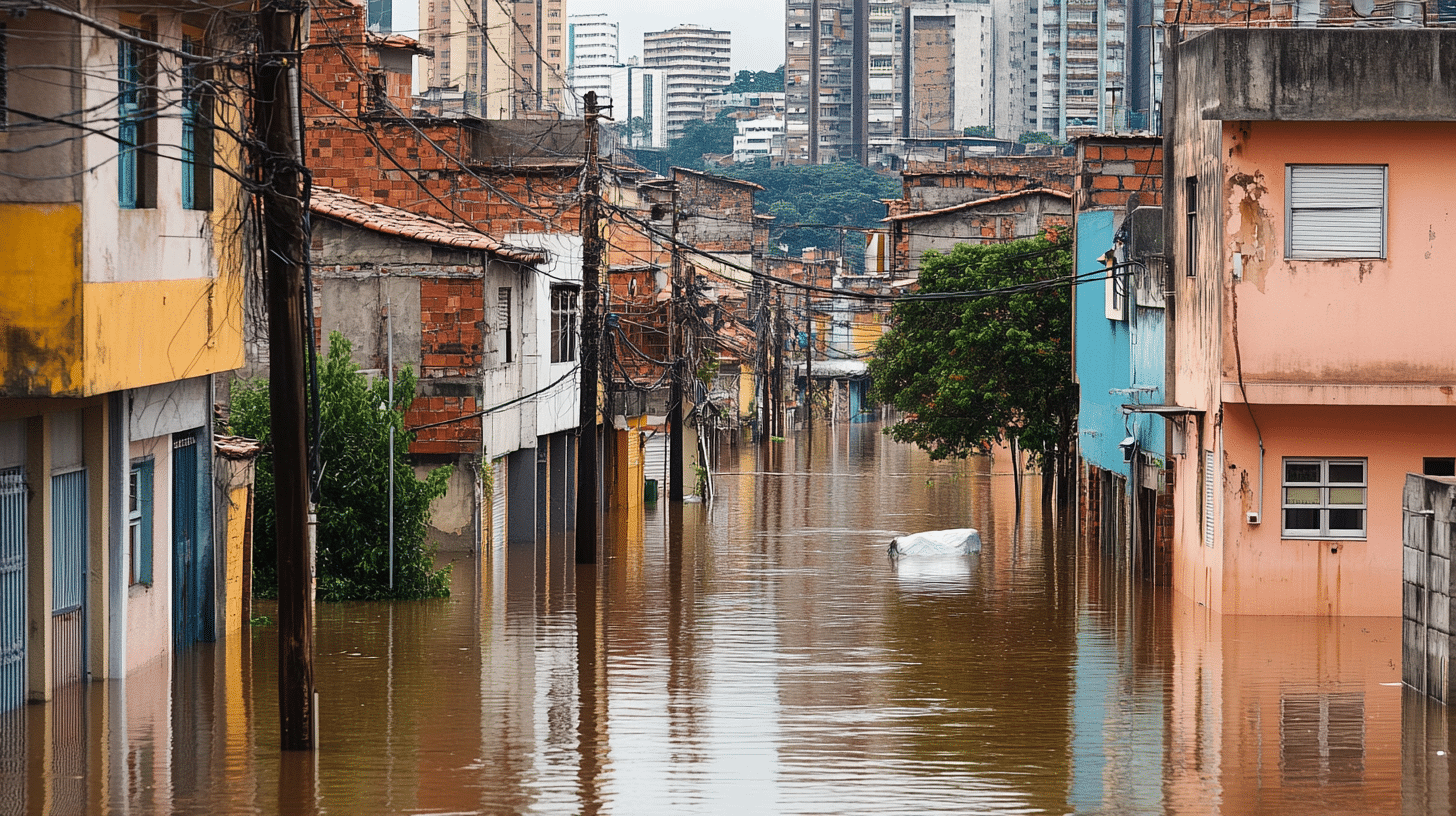Brasil enfrenta alto risco de desastres naturais em 2,6 mil cidades