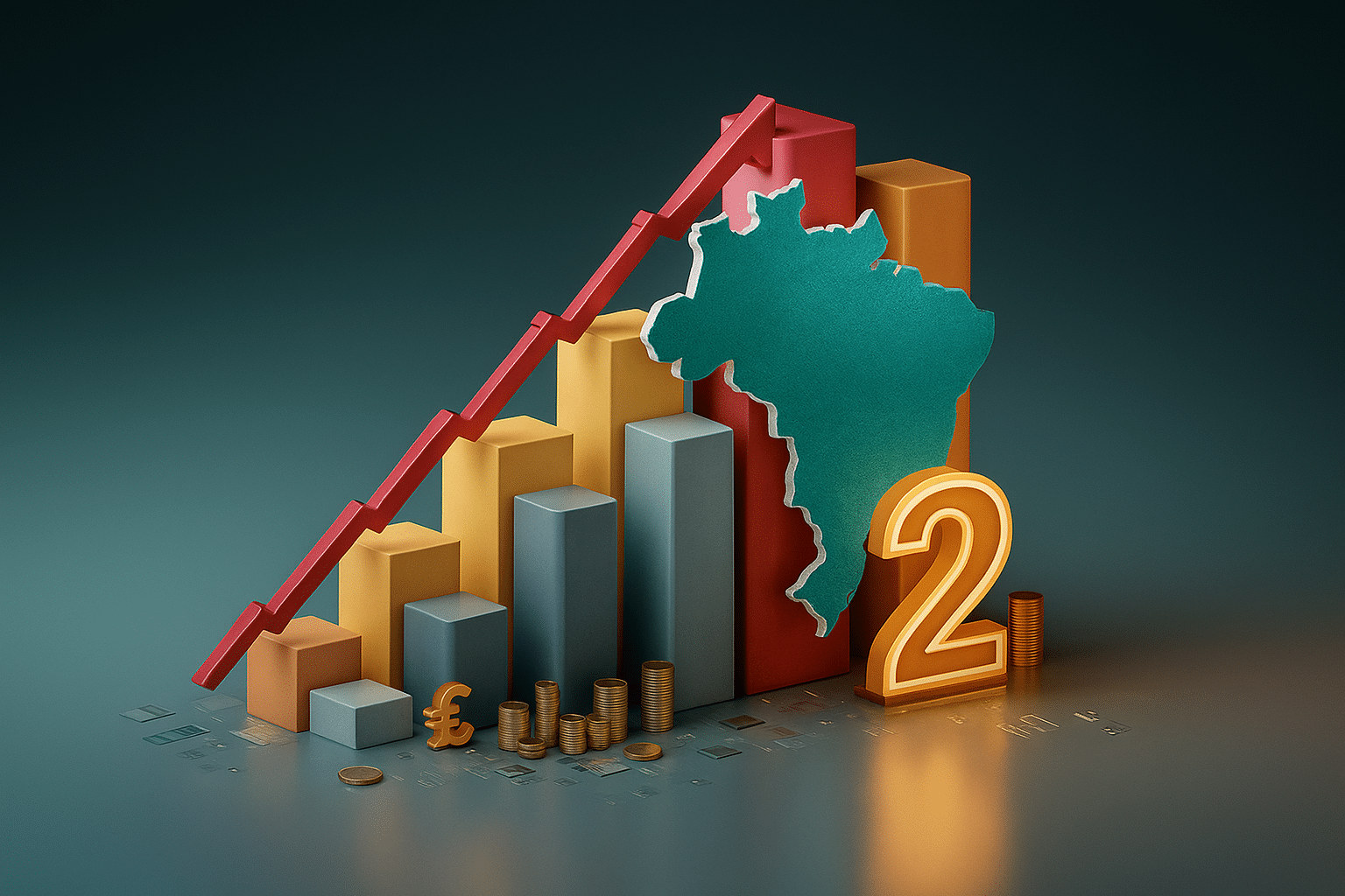Brasil alcança 2º lugar em juros reais após alta da Selic