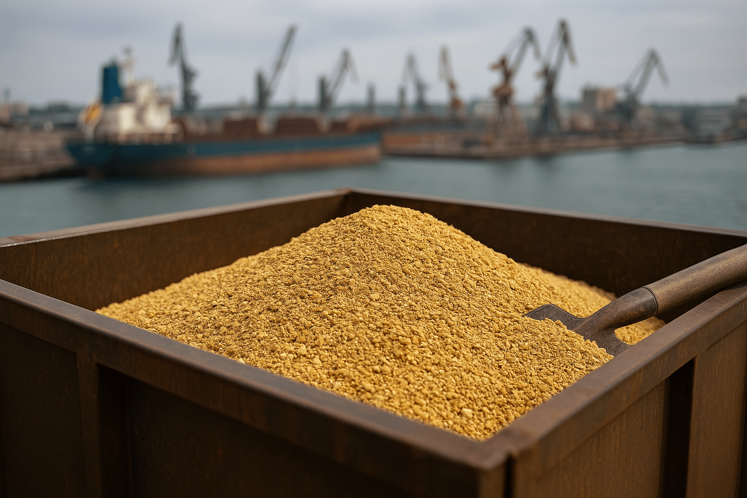 Argentina inicia exportação de farelo de soja para China