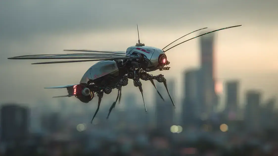 Drone Espião Chinês Inova com Design de Mosquito