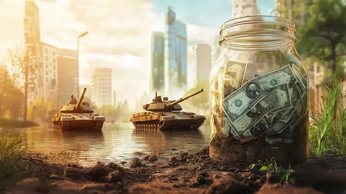 Gastos militares e a emergência climática mundial