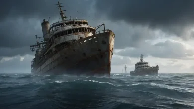 Navio com carros elétricos pega fogo e gera alerta 4 Navio Abandonado no Pacífico: Risco para Carros Elétricos