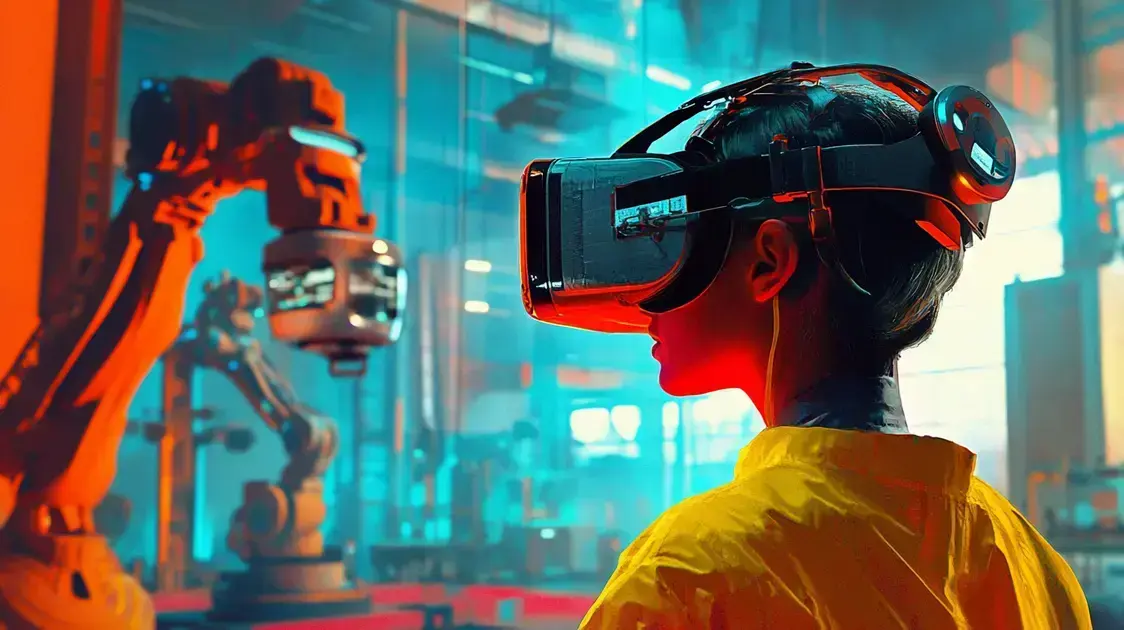 Realidade Virtual Transforma Treinamento com Robôs na Indústria