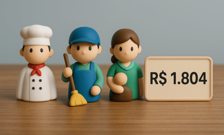 Salário mínimo paulista sobe para R$ 1.804 e beneficia mais de 70 categorias