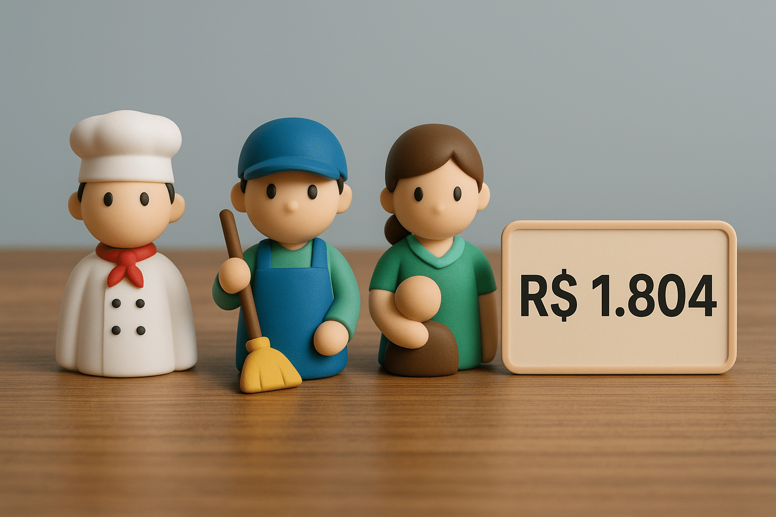 Salário mínimo paulista sobe para R$ 1.804 e beneficia mais de 70 categorias
